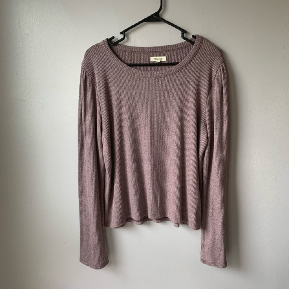 Madewell Ribbed Long Sleeve Top